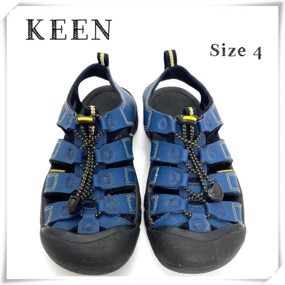 KEEN Kids Newport Waterproof Outdoor Hiking Sandals Blue Size 4